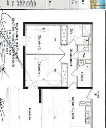 Beau T3 - Meuble Classe 3*- Vue Degagee Sur Marina Апартаменты